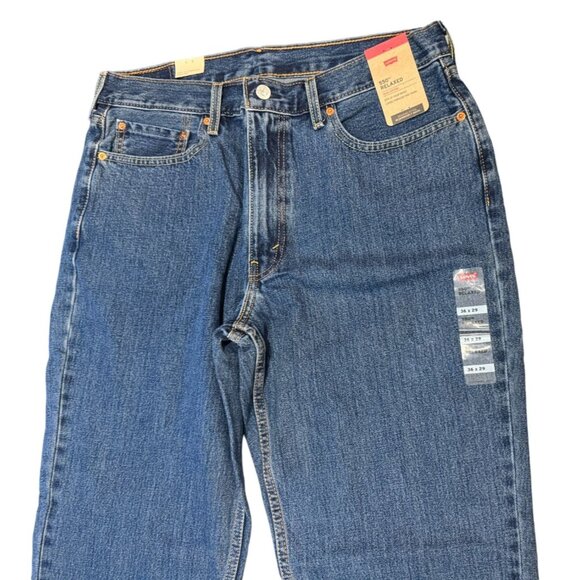 LEVIS Mens 36X29 Denim Jeans 550 Original Fit Mid Wash Relaxed Straight NWT |P1 - Picture 2 of 7